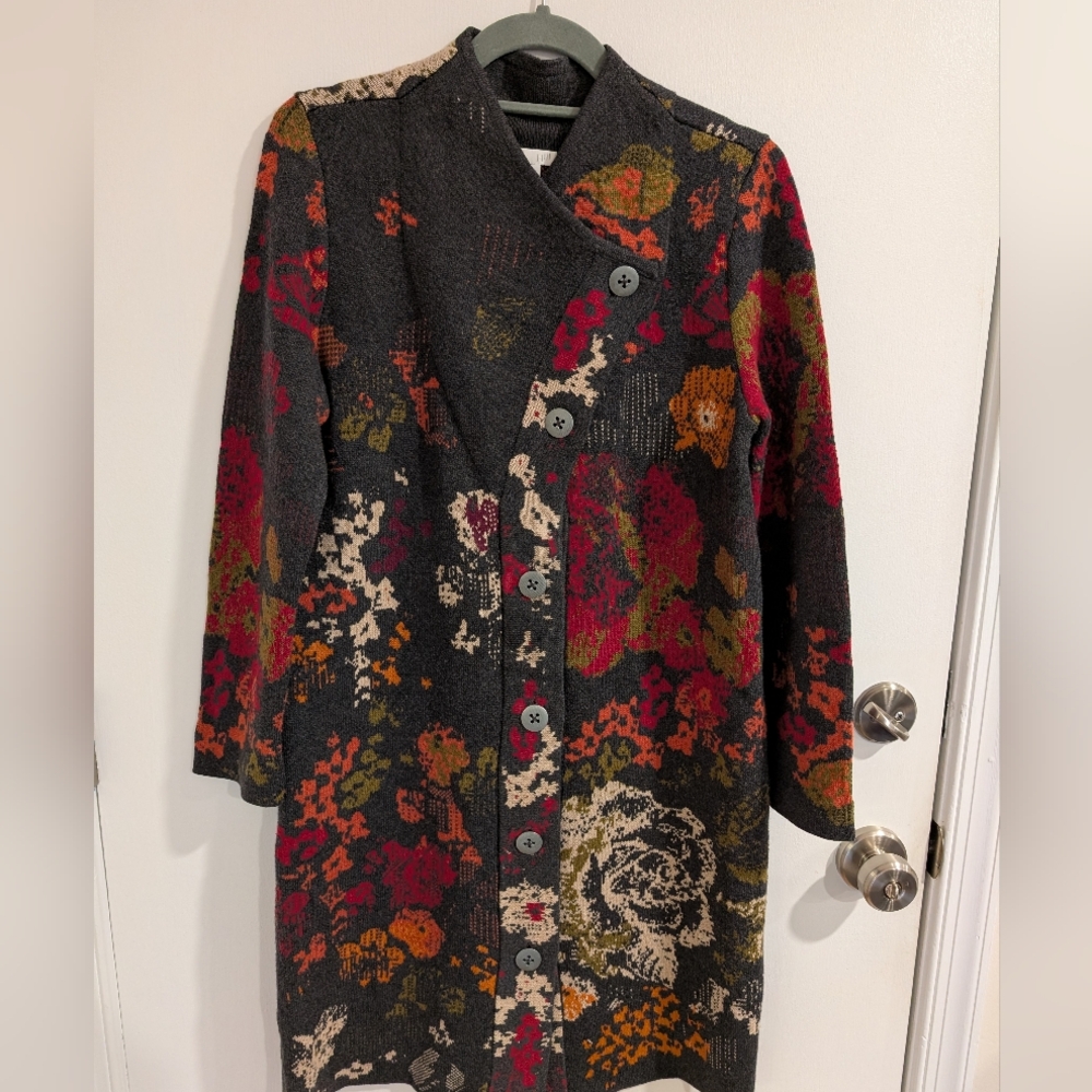J. Jill Madison Women's Jacquard Cardigan Sweater